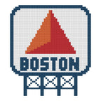 DIY Needlepoint Boston Sign | Digital Chart for Painting Your Own Canvas | Easy Needlepoint PDF | Instant Download | 18 Mesh