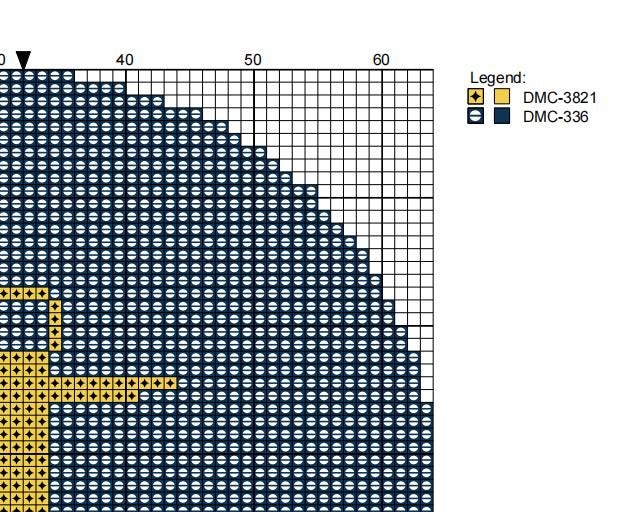DIY Needlepoint Anchor Ornament Pattern | Digital Chart for Painting Your Own Canvas | Easy Needlepoint PDF | Instant Download | 18 Mesh