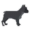 DIY Needlepoint French Bulldog (Black) | Digital Chart for Painting Your Own Canvas| Easy Needlepoint PDF | Instant Download | 18 Mesh