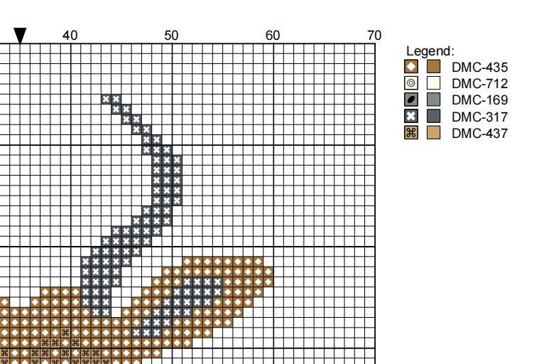 DIY Needlepoint Capricorn Zodiac Sign Pattern | Digital Chart for Painting Your Own Canvas| Easy Needlepoint PDF| Instant Download | 18 Mesh