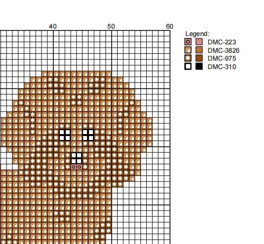 DIY Needlepoint Fluffy Dog (Golden Brown) | Digital Chart for Painting Your Own Canvas| Easy Needlepoint PDF | Instant Download | 18 Mesh