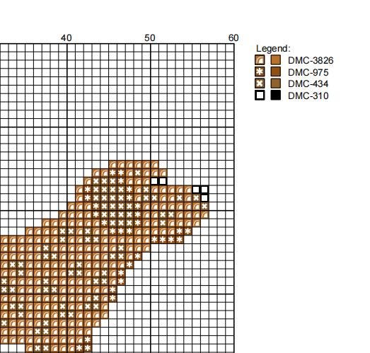 DIY Needlepoint Doodle Dog (Golden) Pattern | Digital Chart for Painting Your Own Canvas| Easy Needlepoint PDF | Instant Download | 18 Mesh