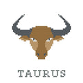 DIY Needlepoint Taurus Zodiac Sign Pattern | Digital Chart for Painting Your Own Canvas | Easy Needlepoint PDF | Instant Download | 18 Mesh