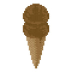 DIY Needlepoint Chocolate Ice Cream Pattern | Digital Chart for Painting Your Own Canvas | Easy Needlepoint PDF | Instant Download | 18 Mesh
