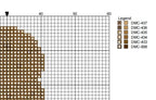 DIY Needlepoint Chocolate Chip Ice Cream | Digital Chart for Painting Your Own Canvas | Easy Needlepoint PDF | Instant Download | 18 Mesh