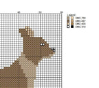 DIY Needlepoint Chihuahua Dog Pattern | Digital Chart for Painting Your Own Canvas | Easy Needlepoint PDF | Instant Download | 18 Mesh