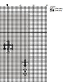 DIY Needlepoint Playing Card (Ace of Spades)| Digital Chart for Painting Your Own Canvas | Easy Needlepoint PDF | Instant Download | 18 Mesh