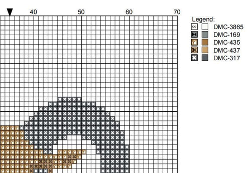 DIY Needlepoint Aries Zodiac Sign Pattern | Digital Chart for Painting Your Own Canvas | Easy Needlepoint PDF | Instant Download | 18 Mesh