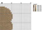 DIY Needlepoint Chocolate Ice Cream Pattern | Digital Chart for Painting Your Own Canvas | Easy Needlepoint PDF | Instant Download | 18 Mesh