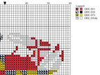 DIY Needlepoint Maryland Crab Pattern | Digital Chart for Painting Your Own Canvas | Easy Needlepoint PDF | Instant Download | 18 Mesh