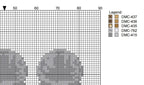 DIY Needlepoint 3 Cones Vanilla | Digital Chart for Painting Your Own Canvas | Easy Needlepoint PDF | Instant Download | 18 Mesh