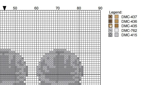 DIY Needlepoint 3 Cones Vanilla | Digital Chart for Painting Your Own Canvas | Easy Needlepoint PDF | Instant Download | 18 Mesh