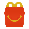 DIY Needlepoint McDonalds Happy Meal | Digital Chart for Painting Your Own Canvas | Easy Needlepoint PDF | Instant Download | 18 Mesh