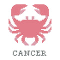 DIY Needlepoint Cancer Zodiac Sign Pattern | Digital Chart for Painting Your Own Canvas | Easy Needlepoint PDF | Instant Download | 18 Mesh