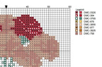 DIY Needlepoint Carnation Bouquet Pattern | Digital Chart for Painting Your Own Canvas | Easy Needlepoint PDF | Instant Download | 18 Mesh