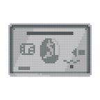 DIY Needlepoint Platinum Card Pattern | Digital Chart for Painting Your Own Canvas | Easy Needlepoint PDF | Instant Download | 18 Mesh