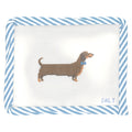 Dachshund in Bow Tie Needlepoint Canvas