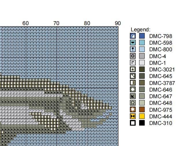 DIY Needlepoint Grand Slam Pattern | Digital Chart for Painting Your Own Canvas| Easy Needlepoint PDF | Instant Download | 18 Mesh