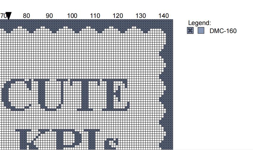 DIY Needlepoint Too Cute For KPIs | Digital Chart for Painting Your Own Canvas | Easy Needlepoint PDF | Instant Download | 18 Mesh