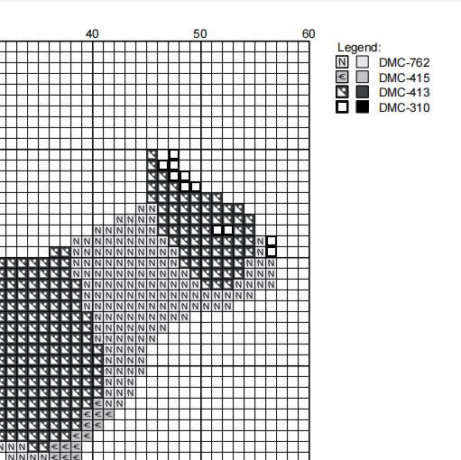 DIY Needlepoint Boston Terrier Dog Pattern | Digital Chart for Painting Your Own Canvas | Easy Needlepoint PDF | Instant Download | 18 Mesh