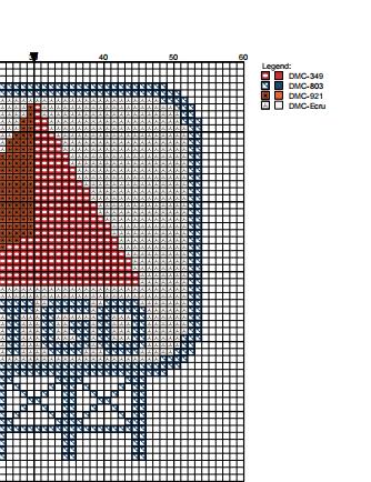 DIY Needlepoint Citgo Logo | Digital Chart for Painting Your Own Canvas | Easy Needlepoint PDF | Instant Download | 18 Mesh