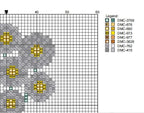 DIY Needlepoint Daisy Bouquet Pattern | Digital Chart for Painting Your Own Canvas | Easy Needlepoint PDF | Instant Download | 18 Mesh