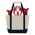 DIY Needlepoint Lobster in a Beach Tote | Digital Chart for Painting Your Own Canvas | Easy Needlepoint PDF | Instant Download | 18 Mesh