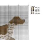 DIY Needlepoint German Shorthaired Pointer | Digital Chart for Painting Your Own Canvas| Easy Needlepoint PDF | Instant Download | 18 Mesh