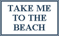 DIY Needlepoint Take Me To The Beach | Digital Chart for Painting Your Own Canvas | Easy Needlepoint PDF | Instant Download | 18 Mesh
