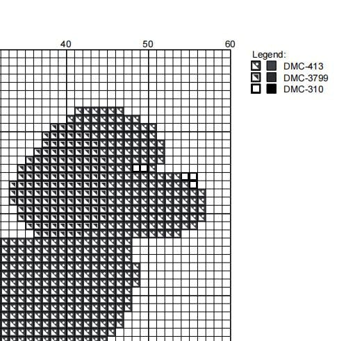 DIY Needlepoint Poddle (Black) Dog Pattern | Digital Chart for Painting Your Own Canvas| Easy Needlepoint PDF | Instant Download | 18 Mesh