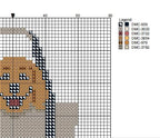 DIY Needlepoint Puppy in a Beach Tote | Digital Chart for Painting Your Own Canvas | Easy Needlepoint PDF | Instant Download | 18 Mesh