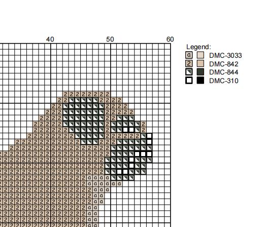 DIY Needlepoint Pug (Tan) Dog Pattern | Digital Chart for Painting Your Own Canvas| Easy Needlepoint PDF | Instant Download | 18 Mesh