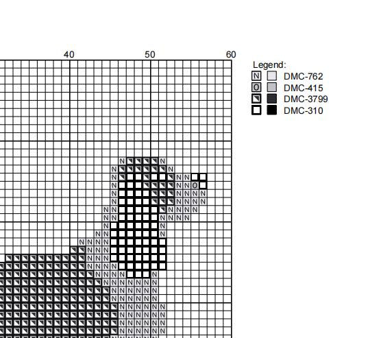 DIY Needlepoint Springer Spaniel (B&W) Pattern | Digital Chart for Painting Your Own Canvas| Easy Needlepoint PDF| Instant Download| 18 Mesh