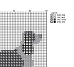 DIY Needlepoint Springer Spaniel (B&W) Pattern | Digital Chart for Painting Your Own Canvas| Easy Needlepoint PDF| Instant Download| 18 Mesh