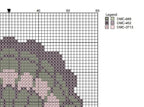 DIY Needlepoint Multicolored Scallop Shell 3| Digital Chart for Painting Your Own Canvas | Easy Needlepoint PDF | Instant Download | 18 Mesh