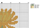 DIY Needlepoint Chrysanthemum Pattern | Digital Chart for Painting Your Own Canvas | Easy Needlepoint PDF | Instant Download | 18 Mesh