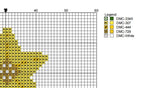 DIY Needlepoint Daffodil Flower Pattern | Digital Chart for Painting Your Own Canvas | Easy Needlepoint PDF | Instant Download | 18 Mesh