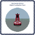 DIY Needlepoint Channel Marker Buoy Ornament | Digital Chart for Painting Your Own Canvas | Easy Needlepoint PDF | Instant Download | 18 Mesh