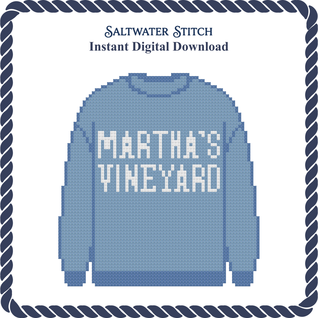 Martha's Vineyard Sweatshirt (Blue)