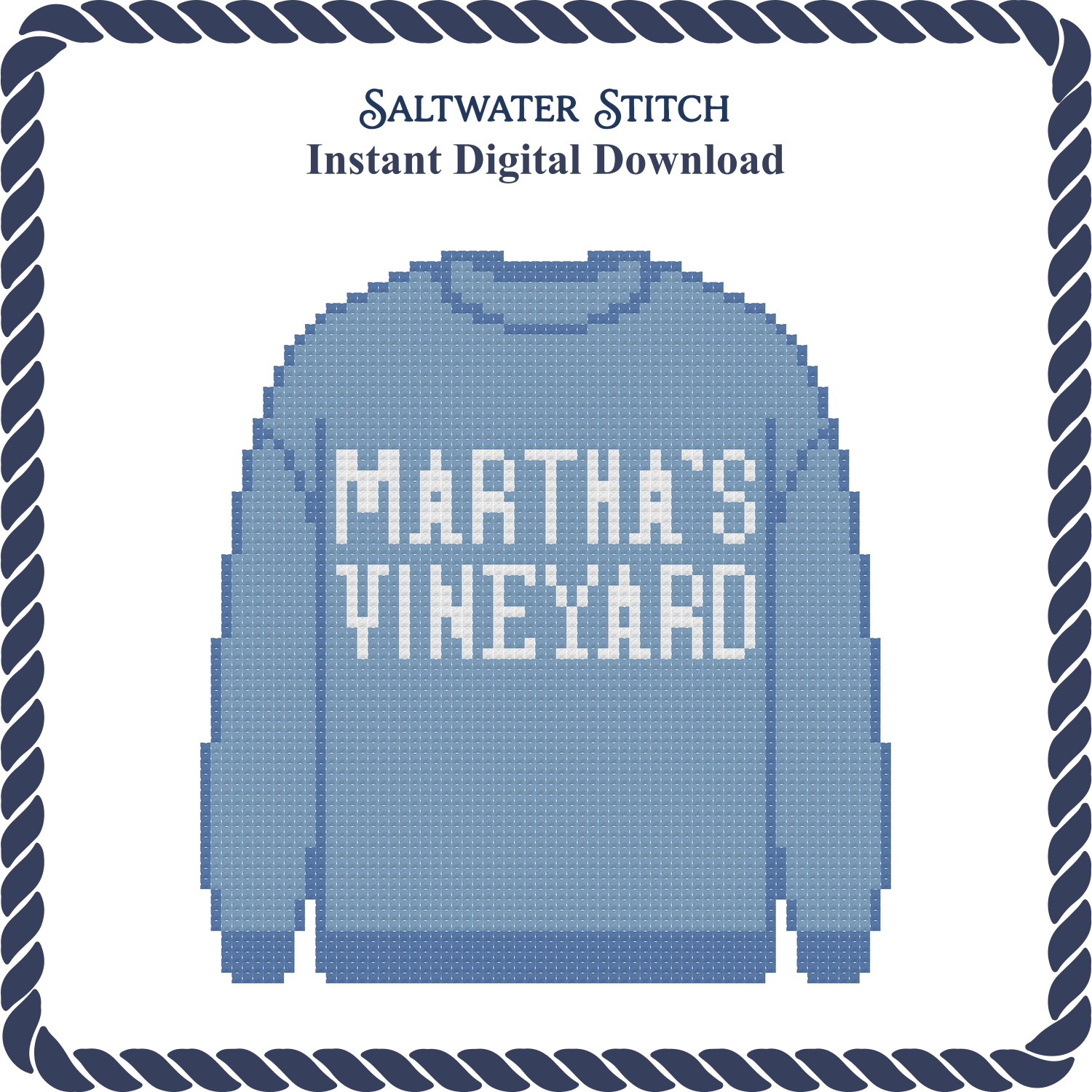Martha's Vineyard Sweatshirt (Blue)