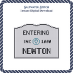 MA Welcome Sign - Newton