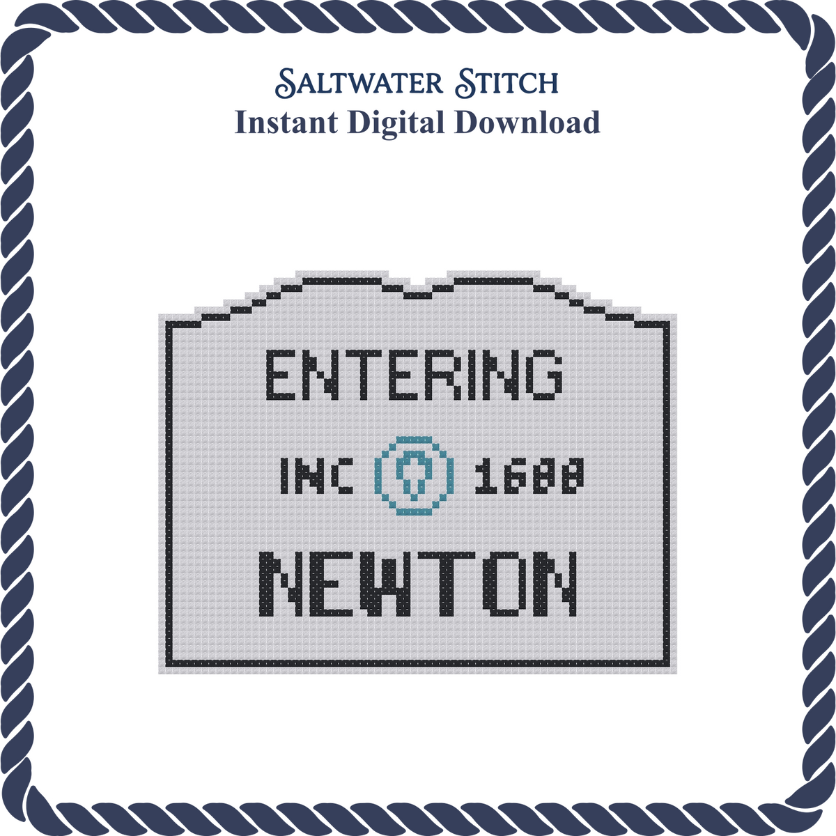 MA Welcome Sign - Newton