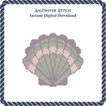 Multicolored Scallop Shell 3