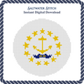Rhode Island Flag Ornament