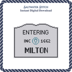 MA Welcome Sign - Milton