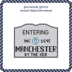 MA Welcome Sign - Manchester by the Sea
