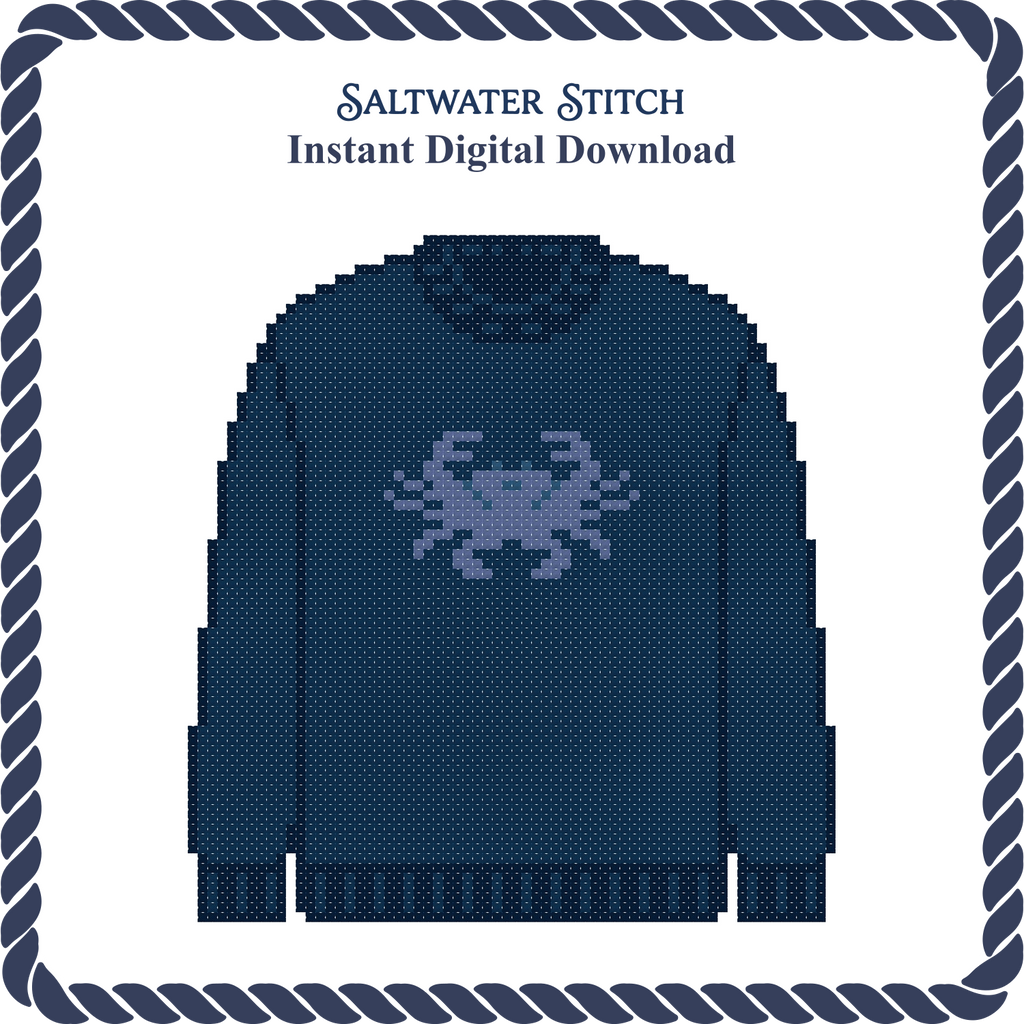 Crab Sweater (Navy)
