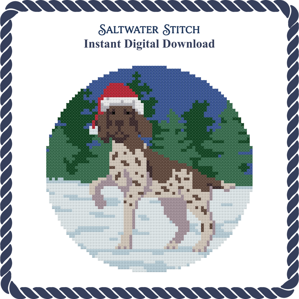 German Shorthaired Pointer Christmas Ornament