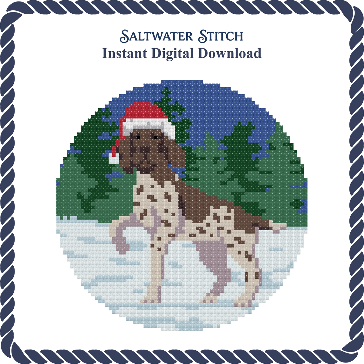 German Shorthaired Pointer Christmas Ornament