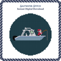 Santa Fishing Ornament